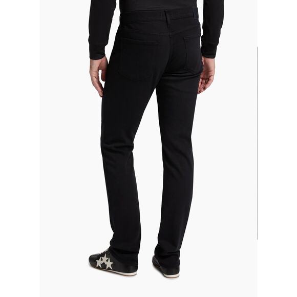 Paige The Federal Slim Straight Jeans Mens Sz 32 NWT Stretch Black Denim - Picture 10 of 10